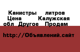 Канистры 20 литров › Цена ­ 50 - Калужская обл. Другое » Продам   